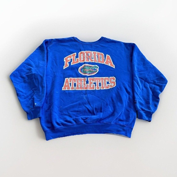 Vintage Florida Gators Sweatshirt Mens XXL Starter Distressed Pullover Crewneck - Picture 1 of 7